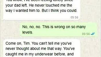 Stepmom's unexpected reaction to my accidental cock send