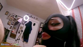 Self-fucking and fisting her ass at once