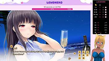 Can lewdneko handle the vibrator and creampie in love cubed part 6?