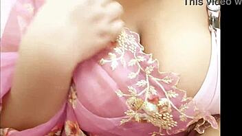 I adore Latina teen in saree