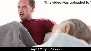 Cute Teen 18+ Watches Scary Movie with Pervert Stepbrother, Leading to Hardcore Fucking.