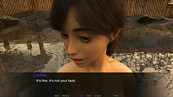 Lets play nudist school part 13 with hairy big tits blonde brunette on beach.