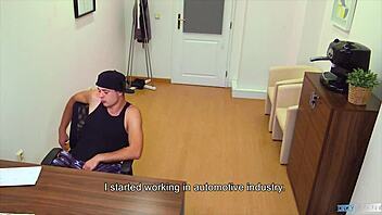 pov bareback gay fuck with czech hunk for cash. dirty scout caught every thrust!