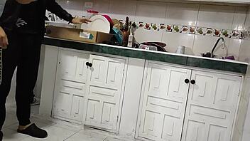 Wow, The Delivery Guy Gets Lucky As The BBW Lady Pays With Her Body For The Package!