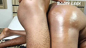 lucky african dude, got big ass for new years gift, ya know