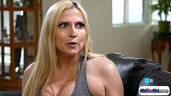 Small Tits Teacher Licking Busty Milf Intensely