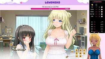 Can lewdneko handle the vibrator and creampie in love cubed part 6?