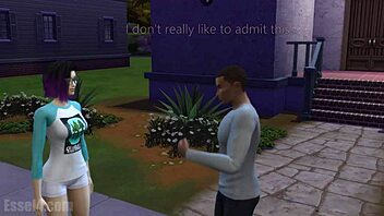 Essel4 lucy and aiden in rough anal assfucking game with deepthroat