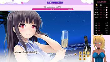 Can lewdneko handle the vibrator and creampie in love cubed part 6?