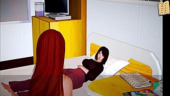 My New Family 261 Features Brunette Milf with Big Tits and Ass