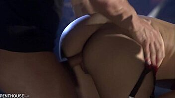 PenthouseGold.com - Cum-Hungry Blonde Kimberly Kane Gets Messy Cumshot on Ass!