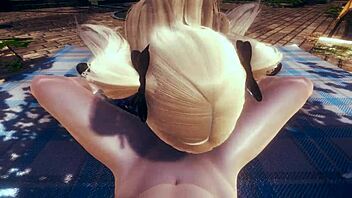 genshin impact hentai - pov fischl blowjob and cum at her face - japanese asian manga anime game porn