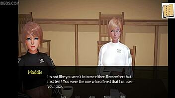 exploring my new family in anime style