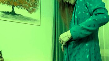 The Seamstress Helps Her Client