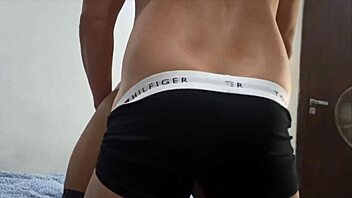 Masked wife enjoys intimate moment