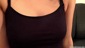 Shy Tina Blade sucking dick suggestively