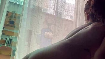 Colombian Wife In Lingerie Sucks Small Waist