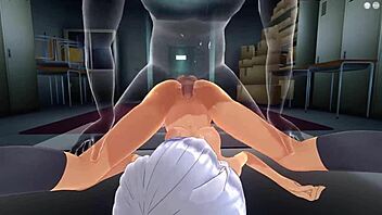 Does Teen Give Handjob And Sex In This Hentai Scene?