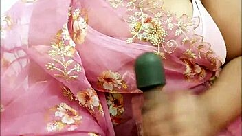 I adore Latina teen in saree