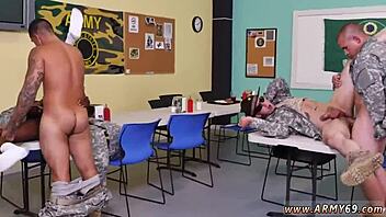 Japanese Military Guys Engage In Gay Sex With Drill Sergeant