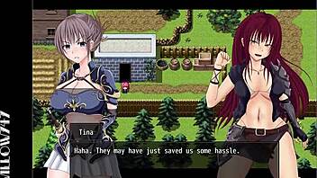 Tina Swordswoman in Scarlet Prison