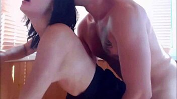 Hot Babe with Glasses Gets Face Splattered with Cum!