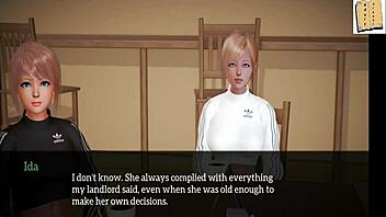 exploring my new family in anime style