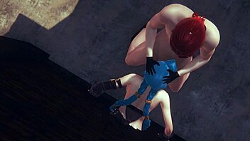 Jinx in hardcore hentai action across various media