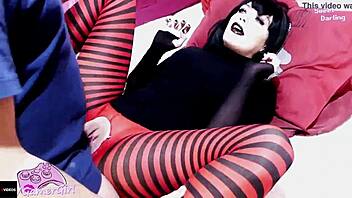 Beautiful goth stepsister enjoys rough sex - sweetdarling