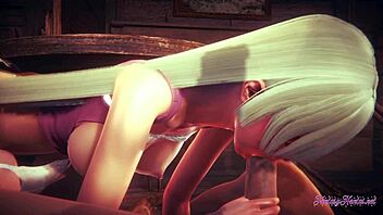 Slut Darling Drilled In Shop Tight Pussy Blowjob