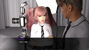 Lets play nudist school part 13 with hairy big tits blonde brunette on beach.