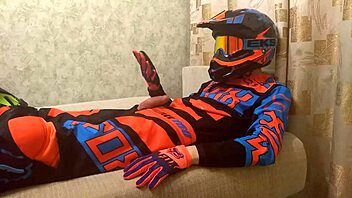 gay motocross bikers play around