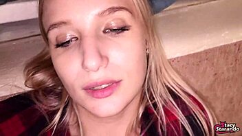 my stepbrother loves to cum deep inside my pussy pov creampie homemade