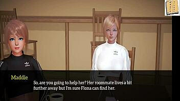 exploring my new family in anime style