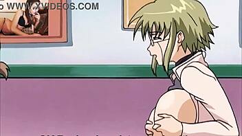 Young women with pretty pussies in animated hentai movie