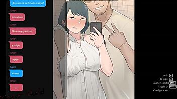 Milf tar fremmed kuk for creampie på ektemanns ønske i landlig hjem