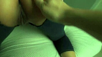 Horny wife Tara Rico ready for action in ripped jeans.