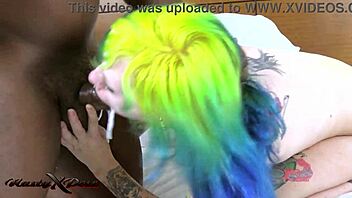 Flexible WHORE swallows CUMSHOT after FUCKING