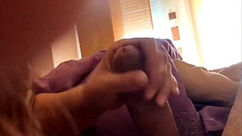 second part of the handjob and blowjob session