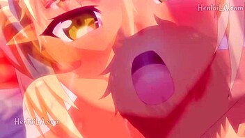 Linda, the blonde girl, enjoys the beach in hentai.