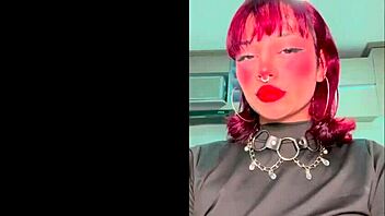 Alternative teen gets pierced and filled with cum in this hot Latina porn audition