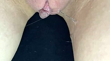 squirting teen 18+ fingers dripping wet shaved pussy close up