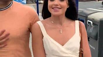 small tits avi love picked up for public encounter with best friend