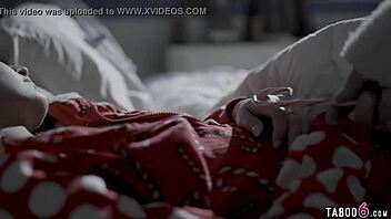 Santa visits petite teen beauty at boss's home.