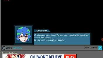 exploring the wonders of planet earth in a distant anime world