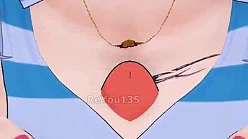 step brother and sister in cute outfits explore their relationship in 3d anime