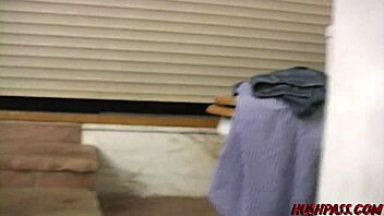 Kinky Asian amateur sucks monster cock before riding and public fucking