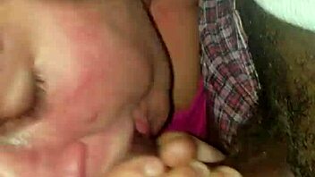 Interracial Blowjob With European Italian Babe Sucking Cock Deep And Hard