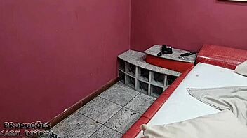 Behind scenes, young karolzinha gets lots of dick and milk