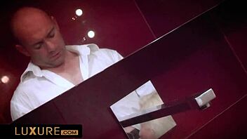 Hard anal in the toilet with tits cunilingus riding